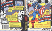 Captain America in: The Doom Tube of Dr. Megalomann ZX Spectrum  box art
